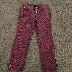 Hudson girls zebra jeans